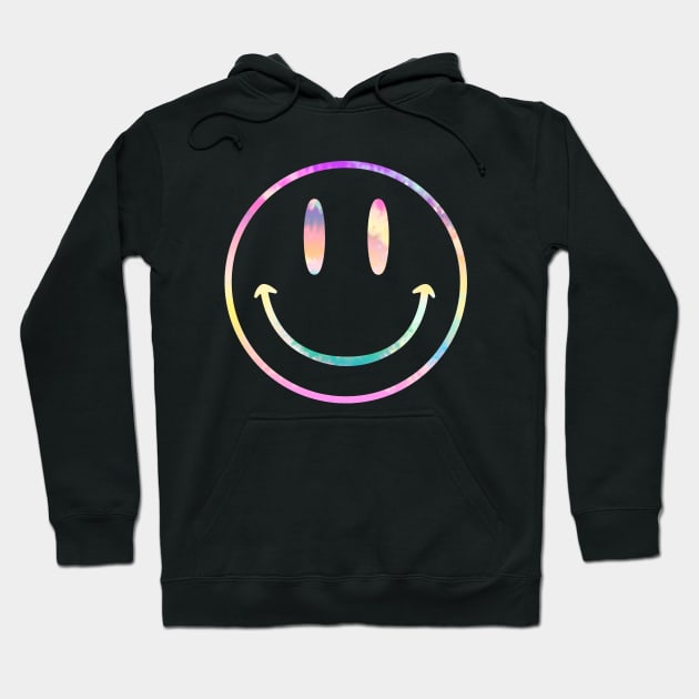 Retro Acid Man 90s Smiley Face Rave Shirt Tie Dye Hoodie by CultTees